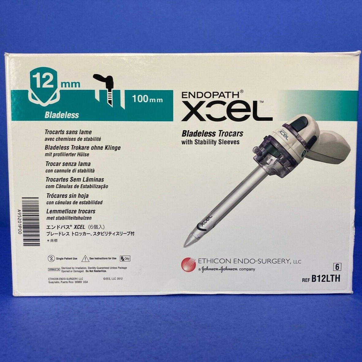 Ethicon B12LTH Endopath Xcel Bladeless Trocars (12 mm/ 100 mm )