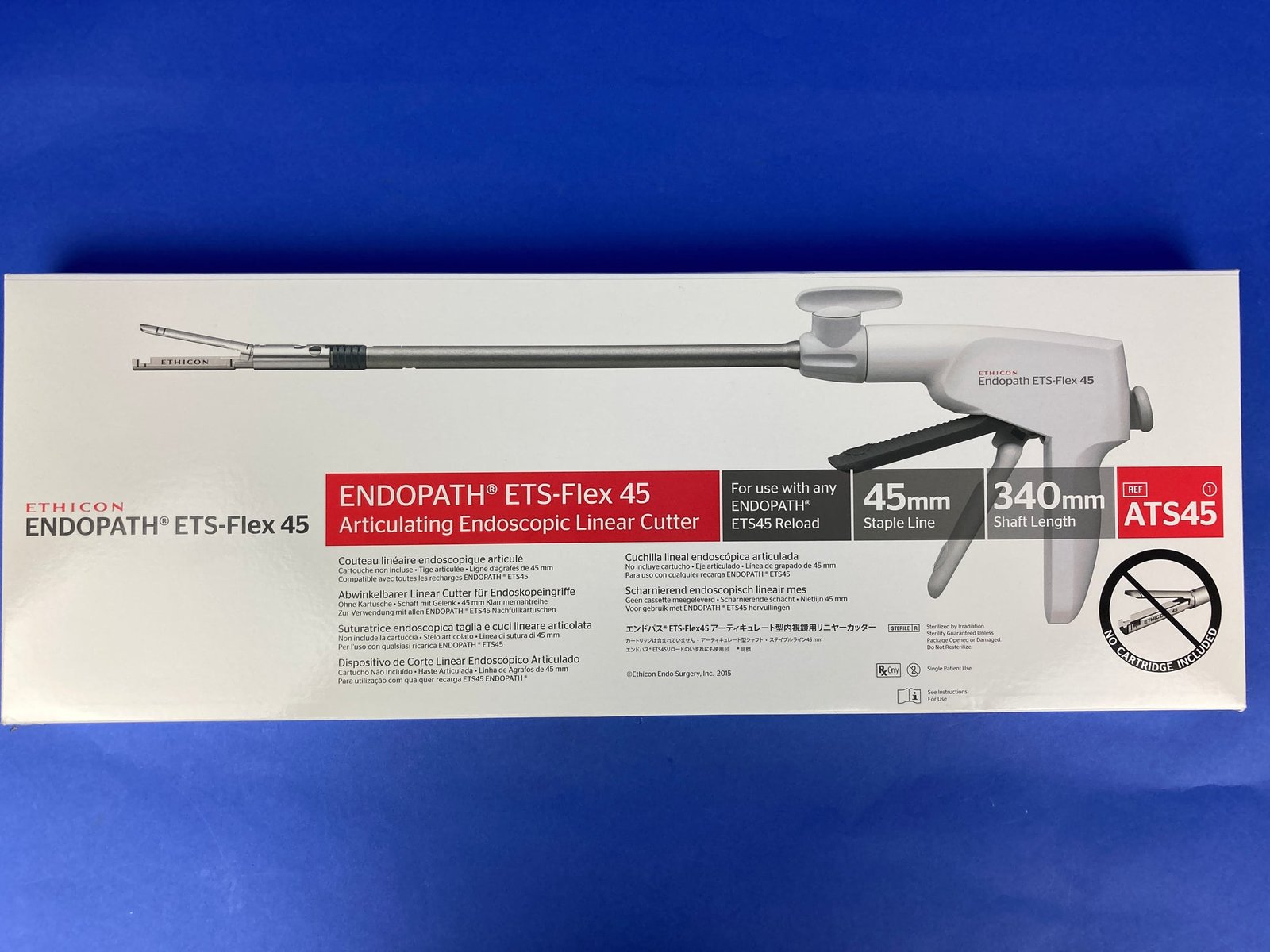 Ethicon Endopath ™ ETS-Flex 45 Articulating Endoscopic Linear Cutter 45mm 340mm ATS45